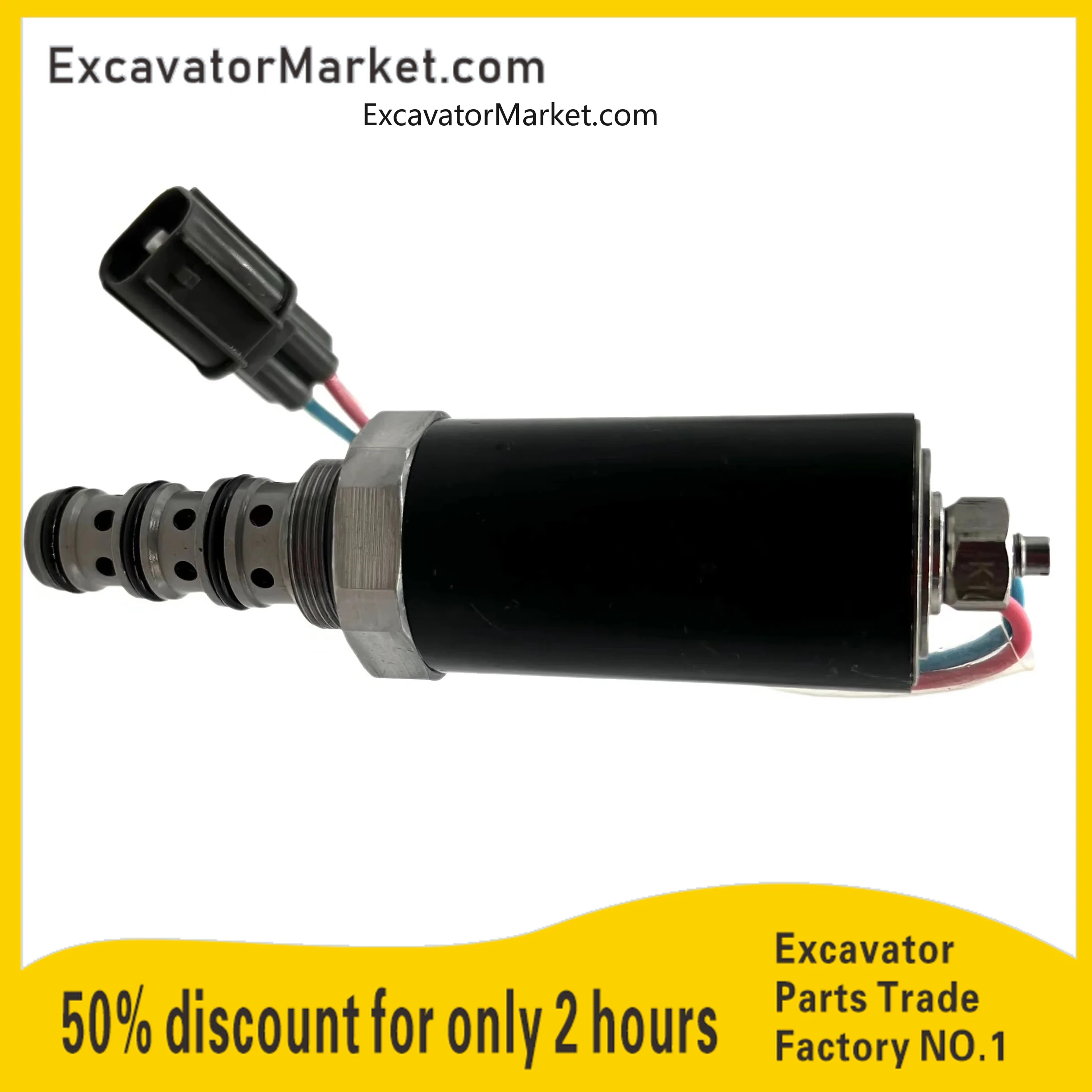 

Solenoid Valve KWE5K-20/G24Y12A YN35V00005F2 Excavator rotary solenoid valve for SK200-2 SK200-5 Excavator Accessories