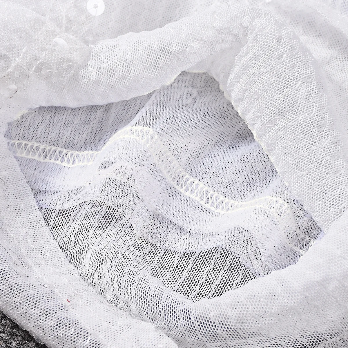 Women's Sexy Slim Beads Mesh Perspective Trousers Pants