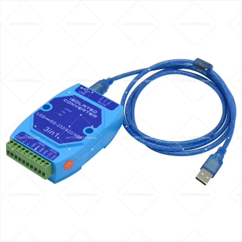 Lightning Protection Opto-Isolated USB Serial Adapter USB to RS232 RS422 RS485 Converter Industrial Communication Module