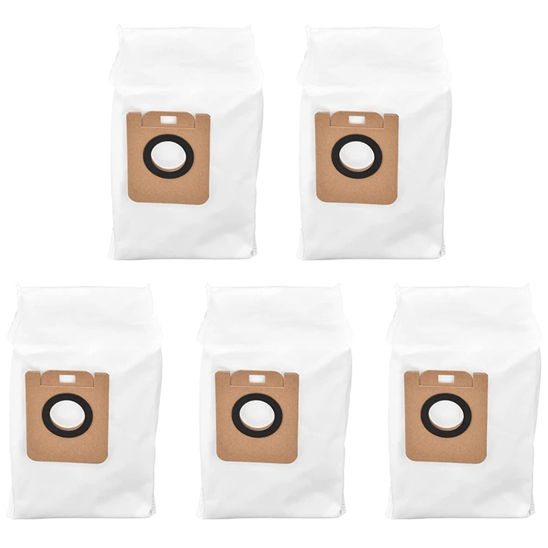 Sacchetti per la polvere dell'aspirapolvere, sacchetti per la polvere durevoli convenienti e convenienti rimovibili 5 pezzi per Dreame Bot Z10 Pro L10 Plus