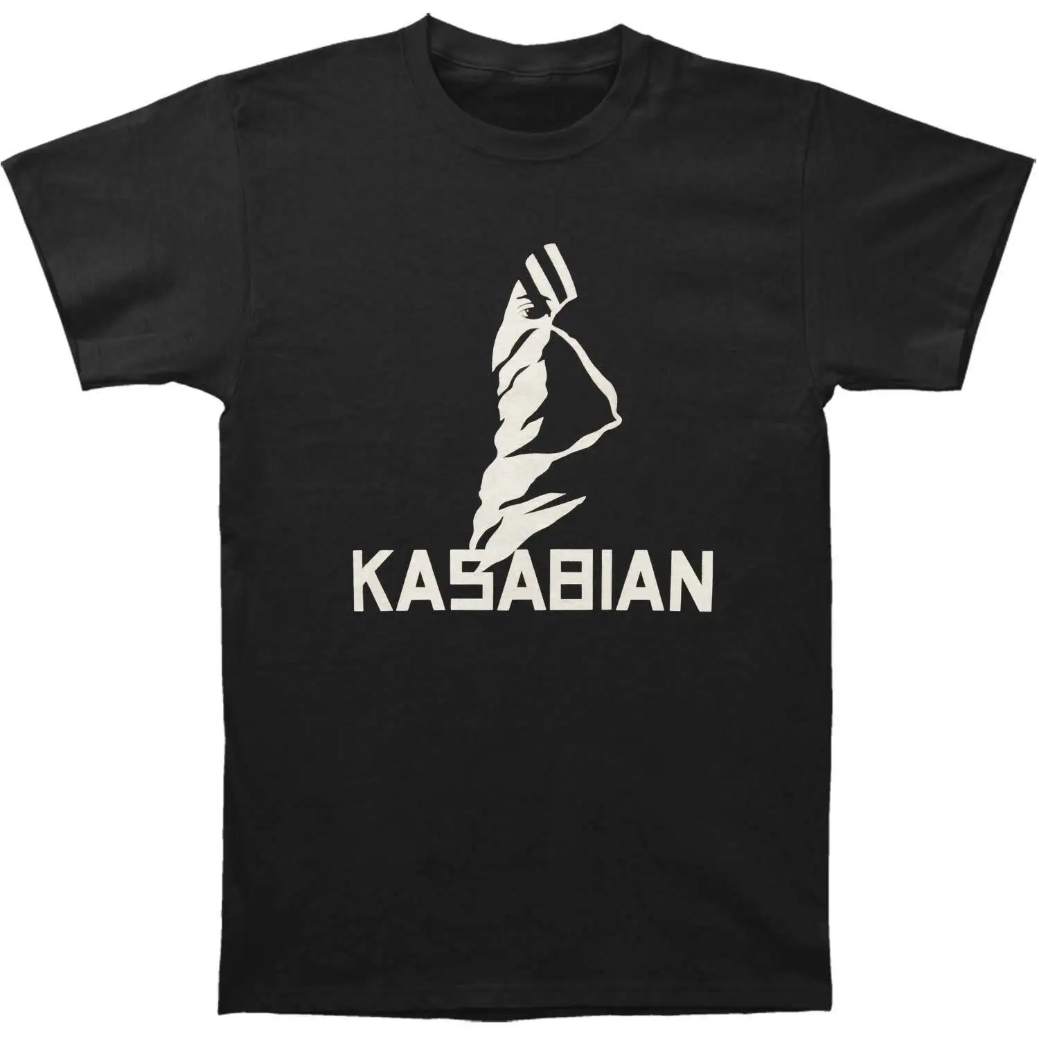 Men's Kasabian Ultra Face 2004 Tour Slim Fit T shirt X Large Black