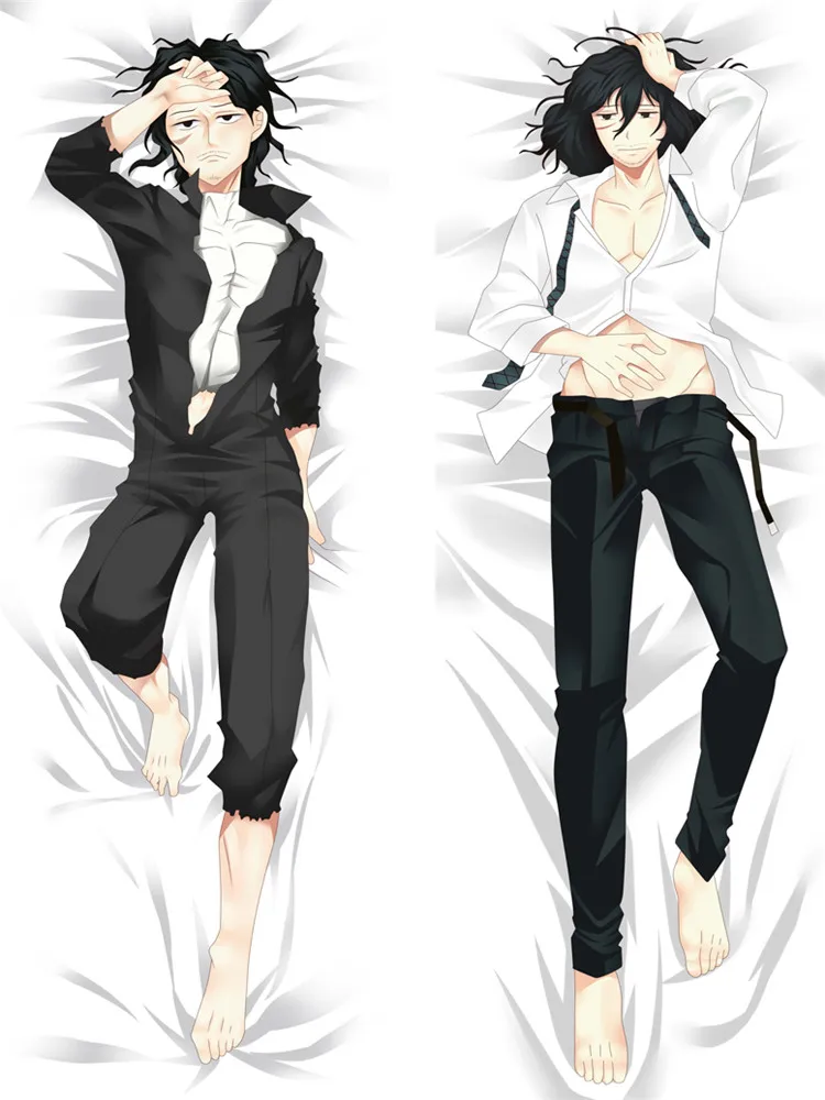 Dazai Osamu Nakajima Atsushi Anime Dakimakura Pillowcase Double-sided Print Hugging Body Pillow Cover Case Can Be DIY Customized