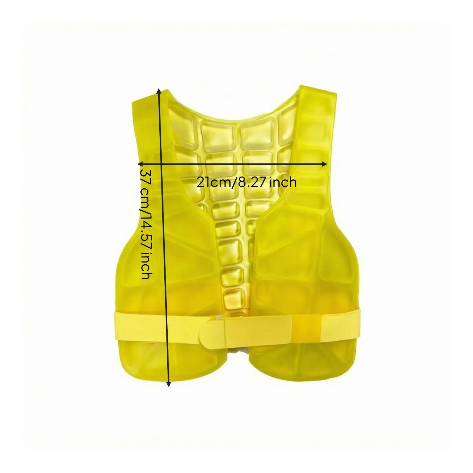 Phase Change Cooling Vest Buckle Closure Phase Change Material Cooling Vest Wide