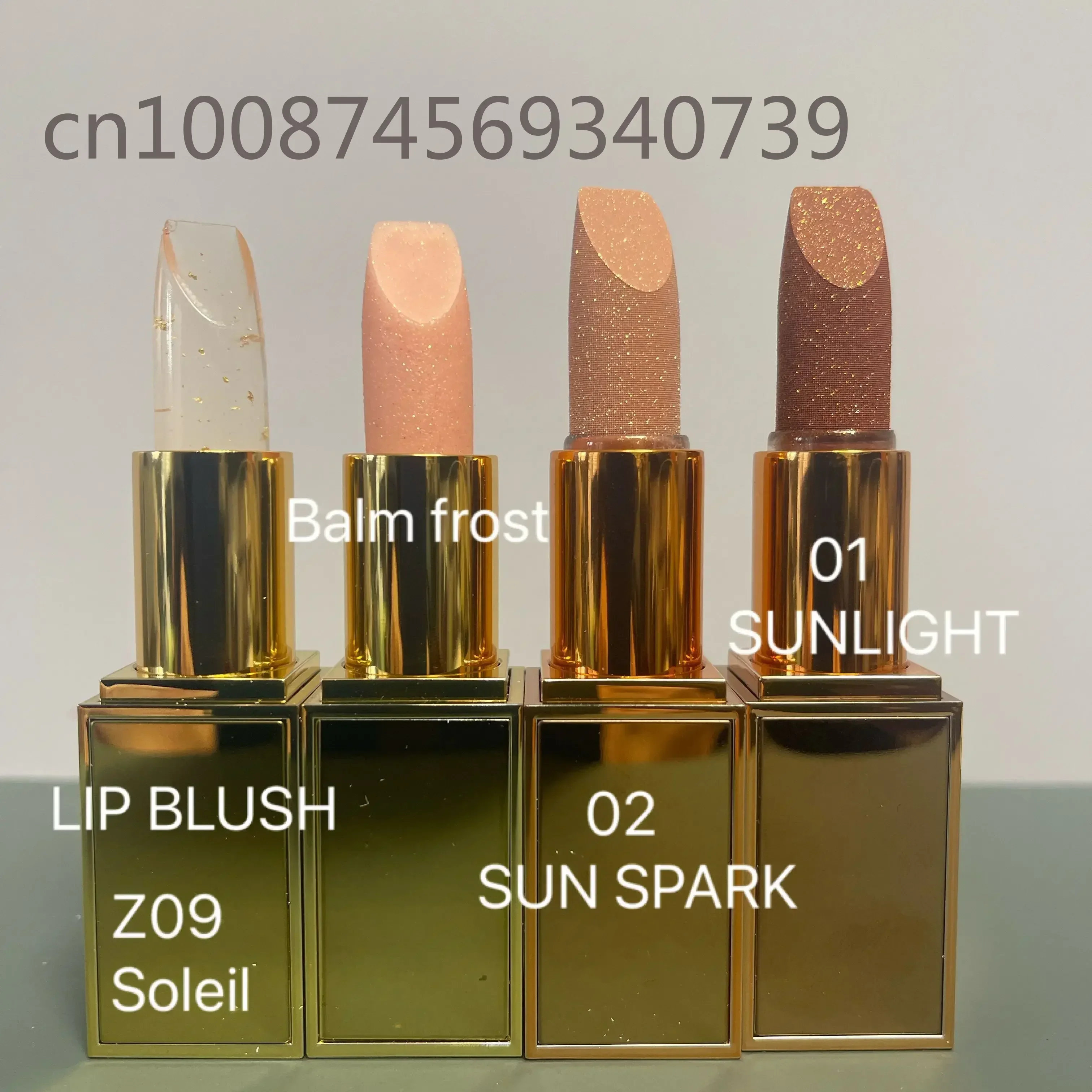 Maquillaje lápiz labial dorado Flash/rubor labial cambio de Color bálsamo labial lápiz labial 3g maquillaje cosmético herramienta de maquillaje