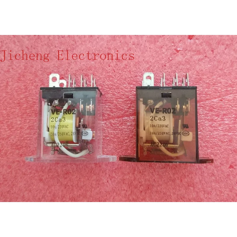 Electric Rolling Door Disinfection Cabinet Relay VE-R02 2Ca3 10A AC220V 8 Feet 2AA2 6