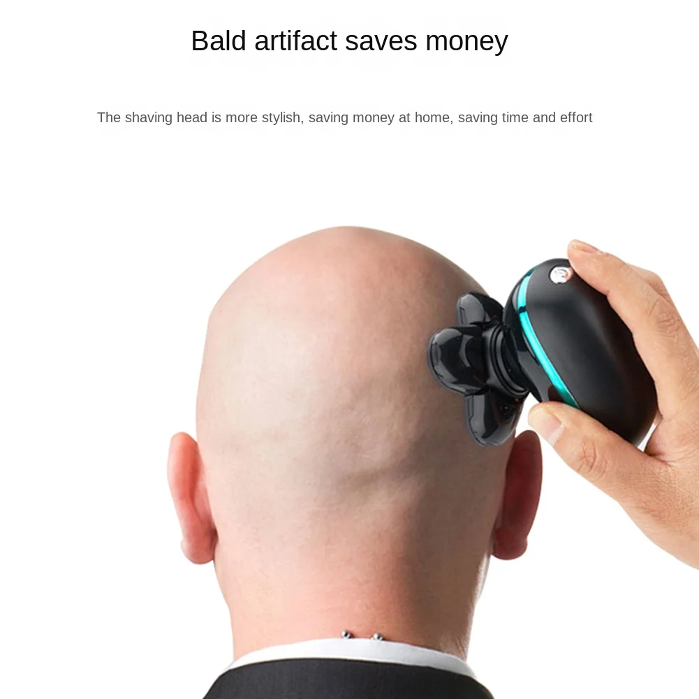 Kit de aseo múltiple para hombres y cuerpo, Afeitadora eléctrica con pantalla Digital, recortadora de pelo y barba, afeitado en seco y húmedo B