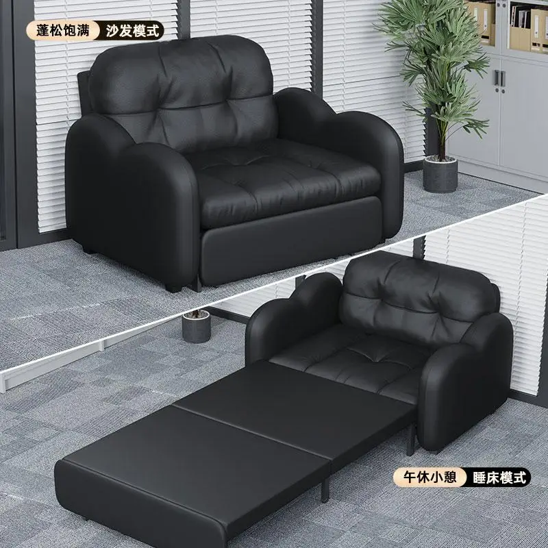 Folding bed office lunch break artifact single recliner guest lounge area reception small sofa business storefront reception