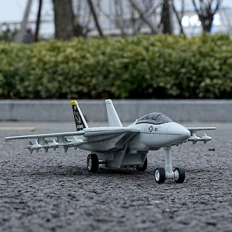 Simulated Alloy Aircraft Aviation F14/F15/F18/F22 Fighter Model Sound And Light Aircraft Jet Ornament Birthday Gift