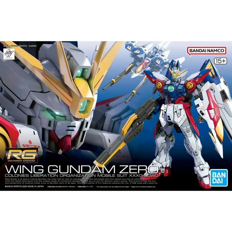 

New Product Bandai Rg 43 Flying Wing Gundam Zero Wing Gundam Zero 1/144 Assembled Model Handmade Toy Desktop Ornament Model Gift