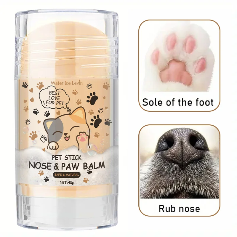 

Dog & Cat Nose Paw Balm, Moisturizing Crack Repair Cream for Pet Paw Pads, Pet Foot Care Supplies