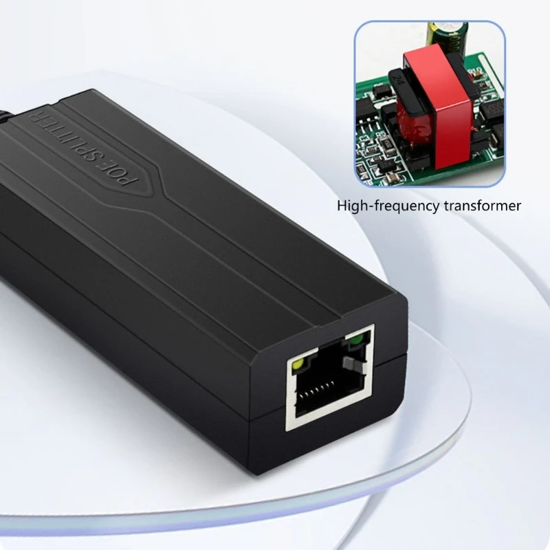 100 متر/1000 متر 48 فولت إلى 5 فولت POE الفاصل القياسية معزولة نوع-C USB وحدة امدادات الطاقة POE الخائن
