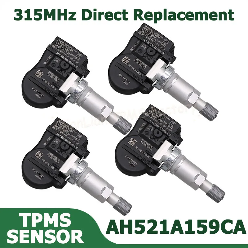 315MHz AH521A159CA TPMS Reifendrucksensor für Land Rover Discovery FreeLander Range Rover Evoque Sport Vogue 2006-2015 Auto