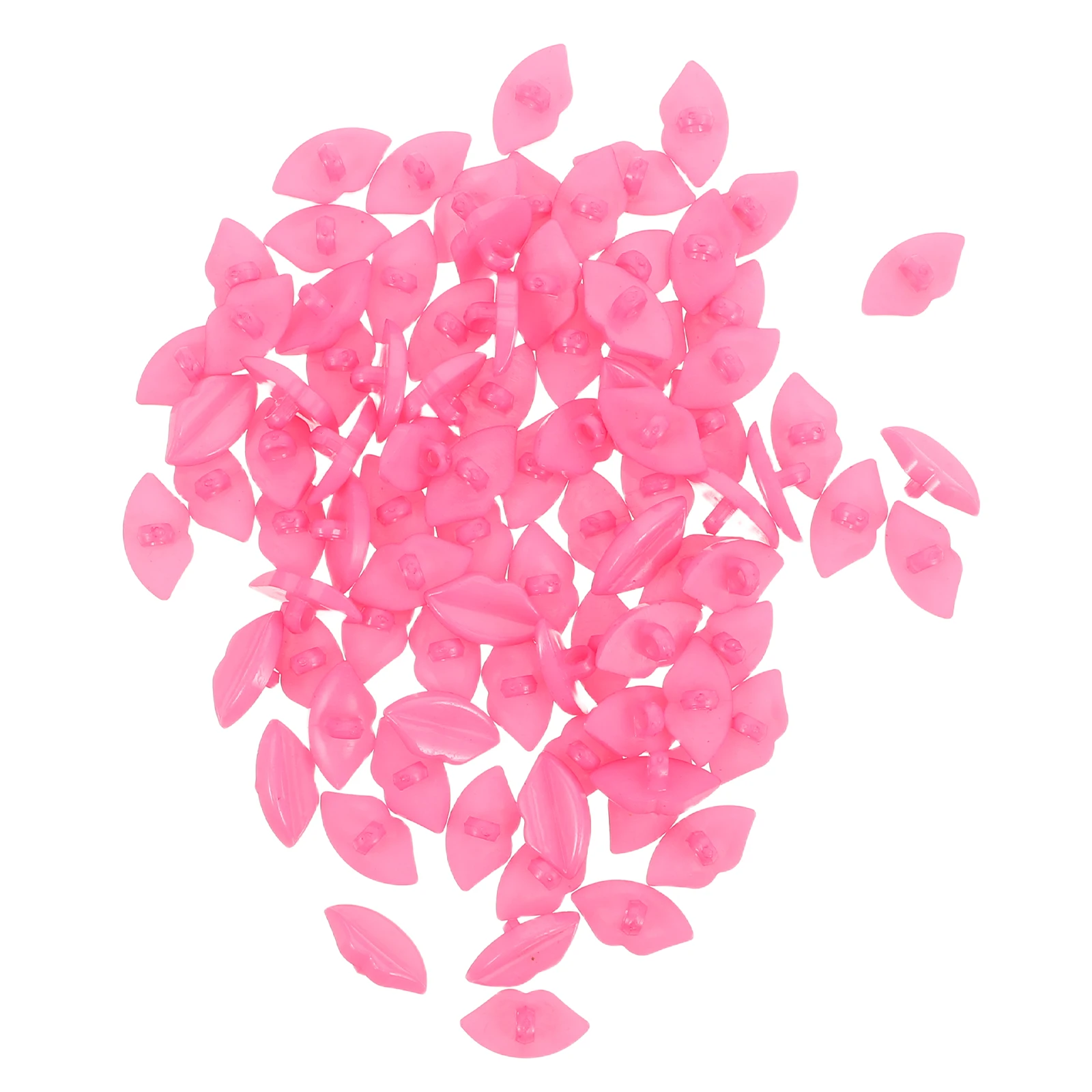 

100 Pcs Accessories Craft Crochet Mouth Clothing DIY Making Accessory Plastic Parts