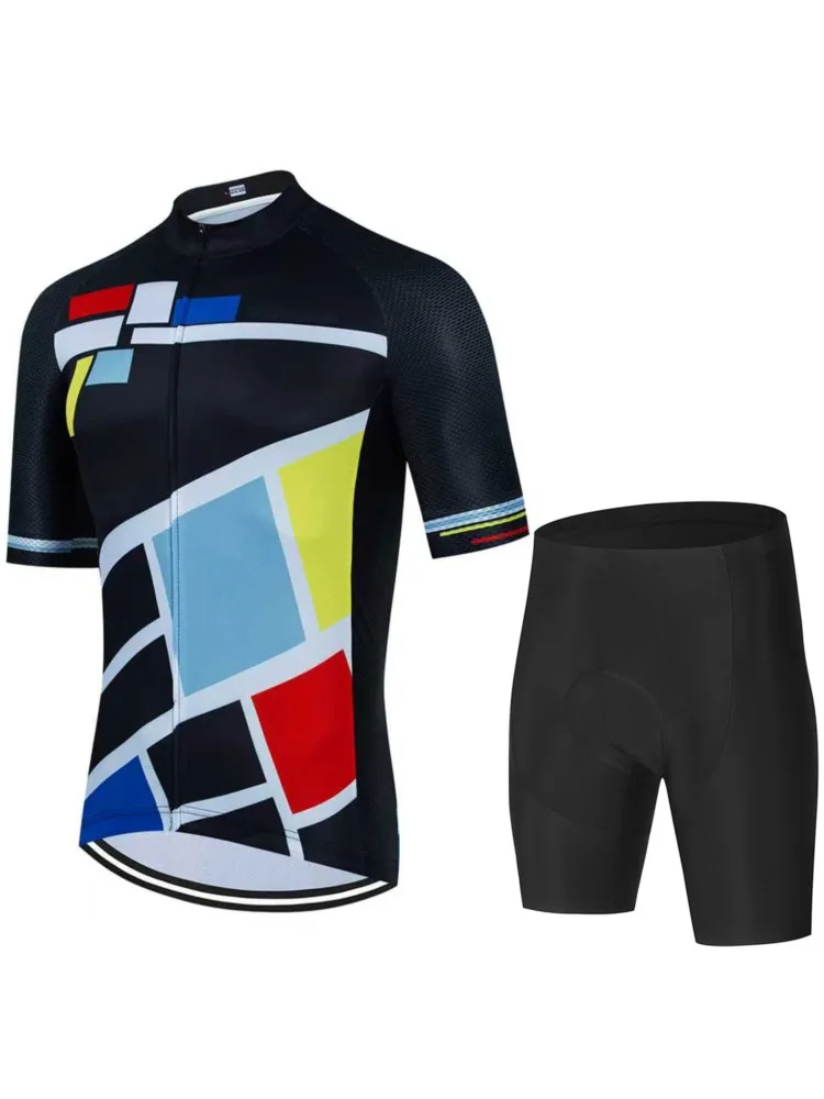 AliExpress NONE Men's Cycling Jersey Man Mtb Bicycle Clothing Short Sets Men's Sportswear Set Summer Road Bikes Bib Shorts Jacket Cycle Wear