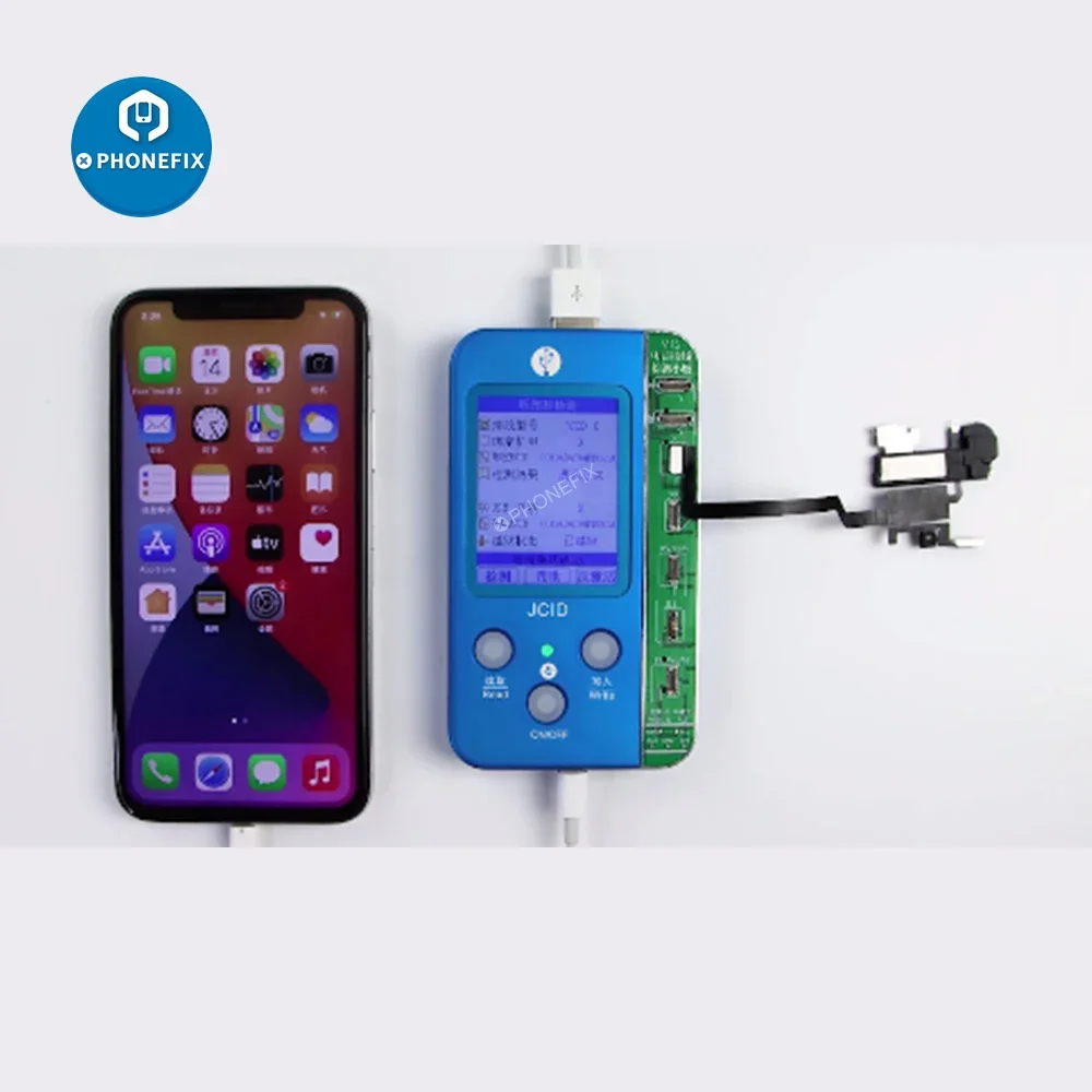 JC distanza riparazione fotosensibile ricevitore FPC cavo flessibile per iPhone X-14PM Face ID riparazione Truetone senza ricevitore originale