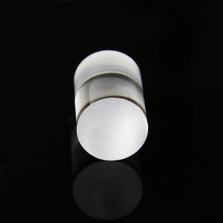 Cylindrical rod mirror diameter 8mm length 12mm K9 material optical glass lens