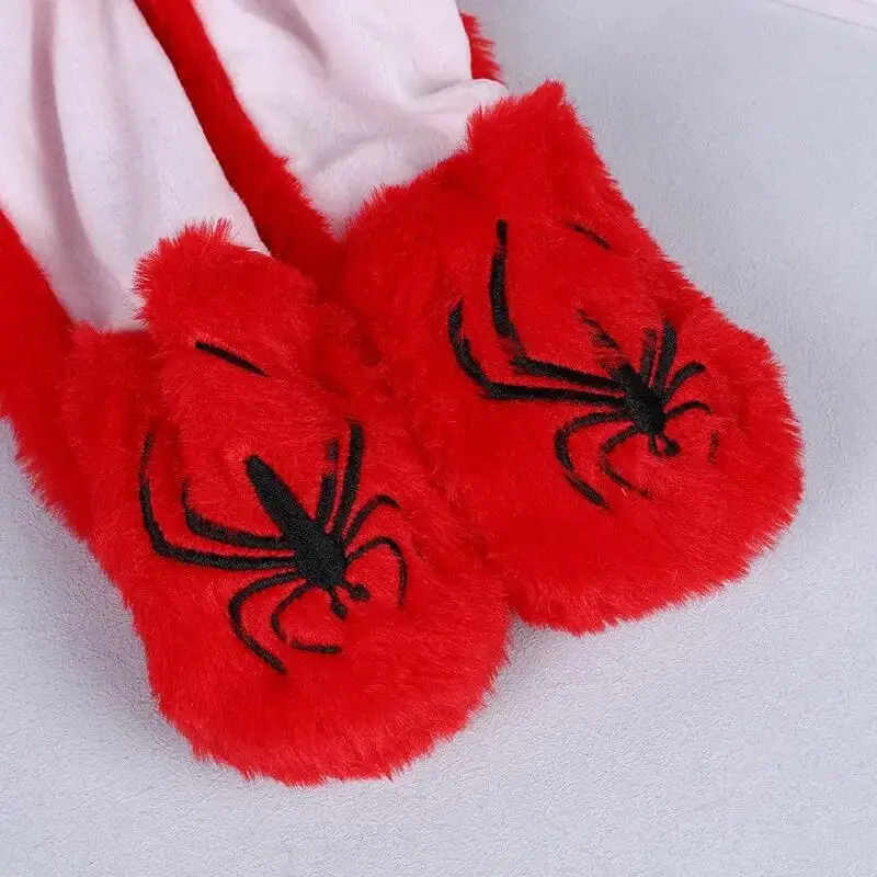 قبعة مارفل سبايدرمان اللطيفة على شكل آذان أرنب، قبعة متحركة ناعمة للقفز، لعبة أنيمي مضحكة للأولاد، قبعة كرتونية، ألعاب هدايا عيد ميلاد للأطفال #4