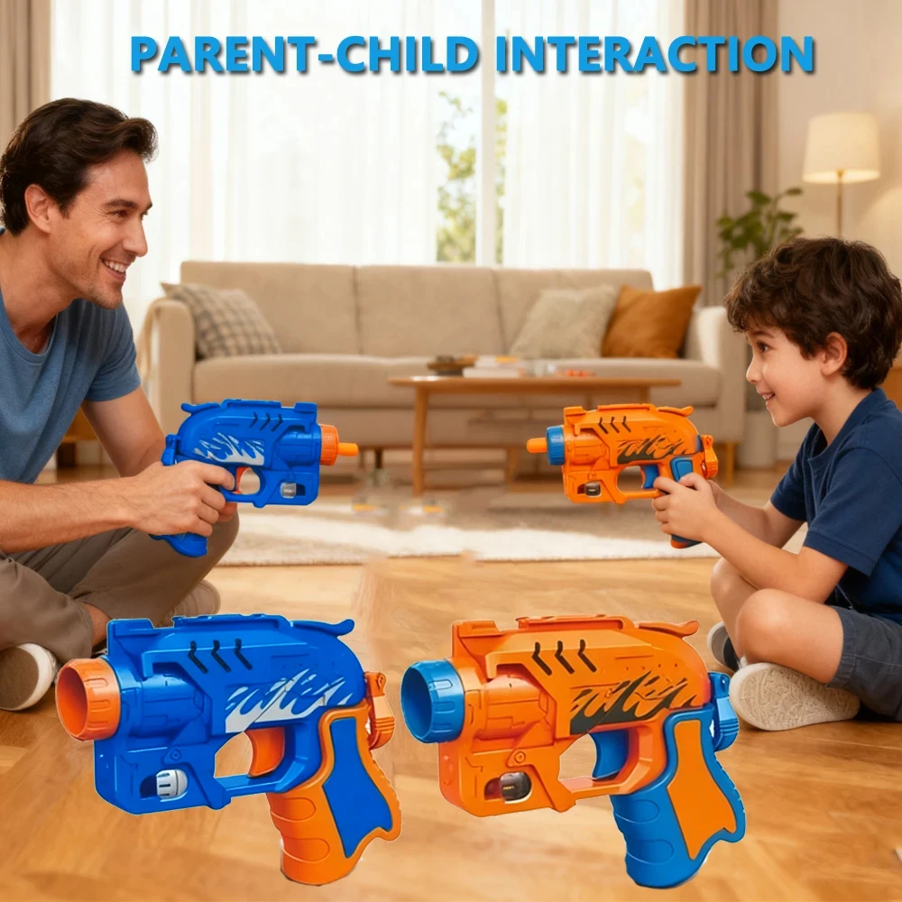 2 IN 1 어린이 수동 소프트 총알 총 장난감 부모-자녀 상호작용 게임 폼 다트 발사기 소년 소녀 크리스마스 선물