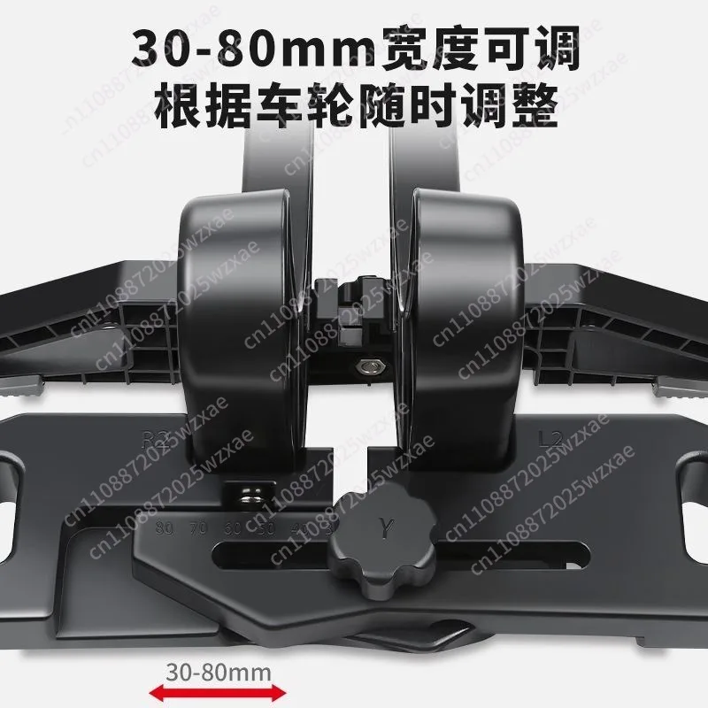 Bicycle parking rack, mountain road bike display rack, fixed foot support, maintenance rack, adjustable base