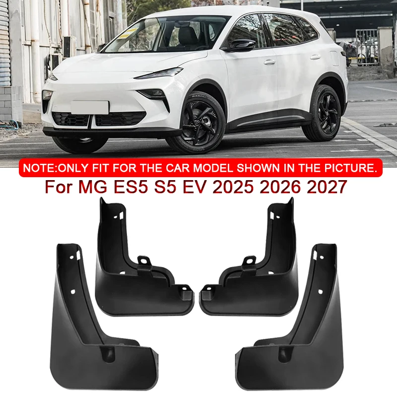 

For MG ES5 S5 EV 2025 2026 2027 Car Styling ABS Car Mud Flaps Splash Guard Mudguards MudFlaps Front Rear Fender Auto Accessories