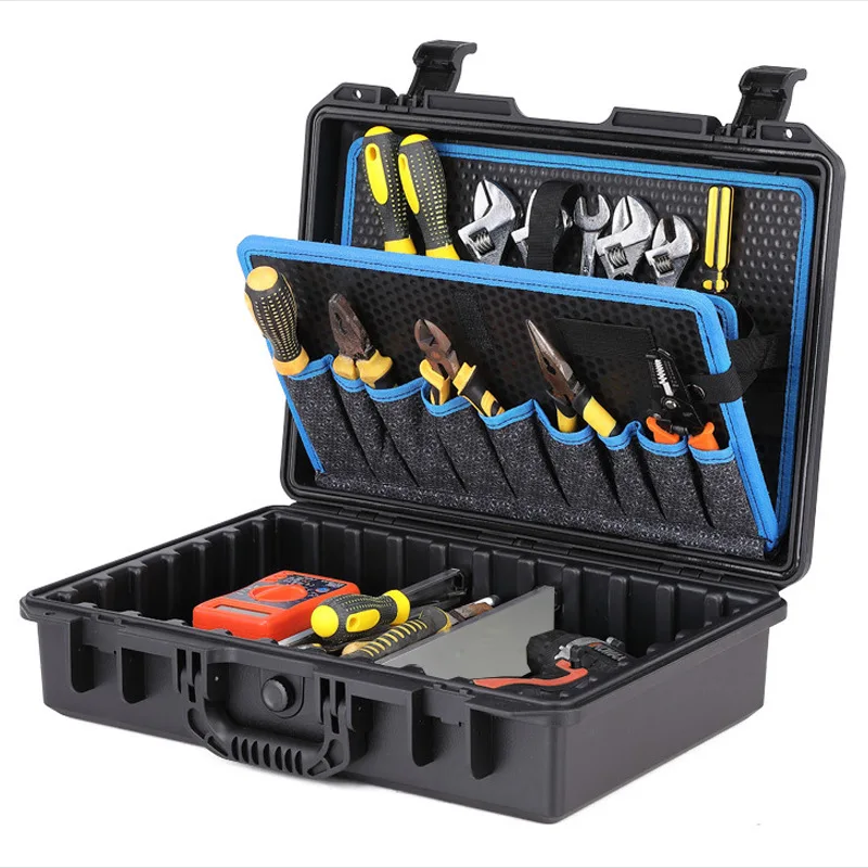 Hardware Toolbox Industrial Grade Electrician Maintenance Box Waterproof and Anti-drop Tool Box Box Portable