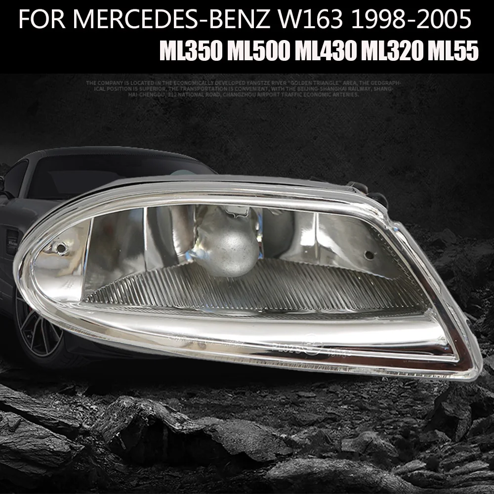 Światła przeciwmgielne dla Mercedes-Benz W163 1998-2005 ML350 ML500 ML430 ML320 ML55 przedni zderzak reflektor przeciwmgielny 1638200428