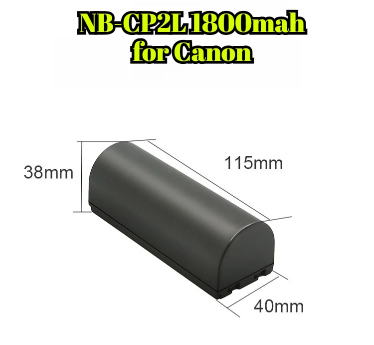 NB-CP2L Replacement Battery 1800mAh for Canon SELPHY CP1300 CP1200 CP1100 CP910 CP900 Printer High Capacity