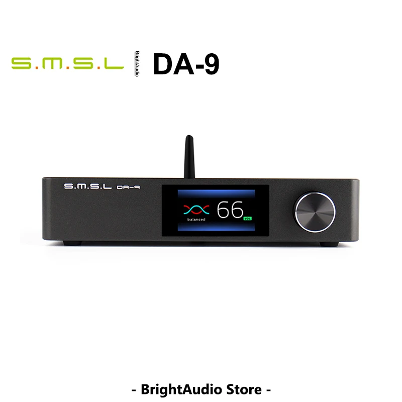 

SMSL DA-9 DA9 Bluetooth 5.0 Hi-Res Power Amplifier AMP Support APT- X Remote Control RCA/XLR Input