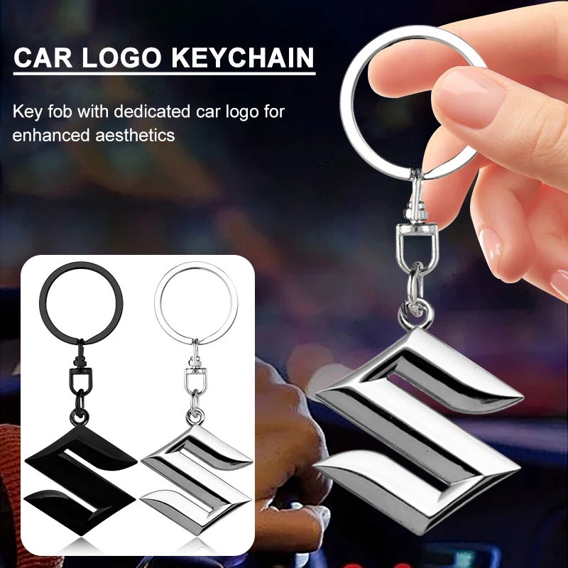 اكسسوارات السيارات ثلاثية الأبعاد سيارة معدنية المفاتيح مفتاح سلسلة حلقية السيارات التصميم لسوزوكي الساموراي Ltz 400 فيتارا Gsr 600 جيمي إسكودو سويفت #6