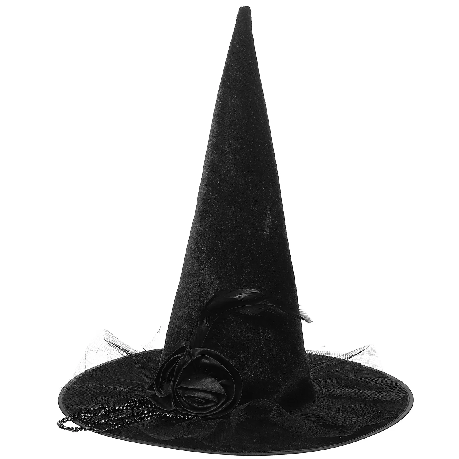 

Halloween Witch Hat Wide Brim Creative Lightweight Costume Accessory for Party Cosplay Photo Props Halloween Decoration