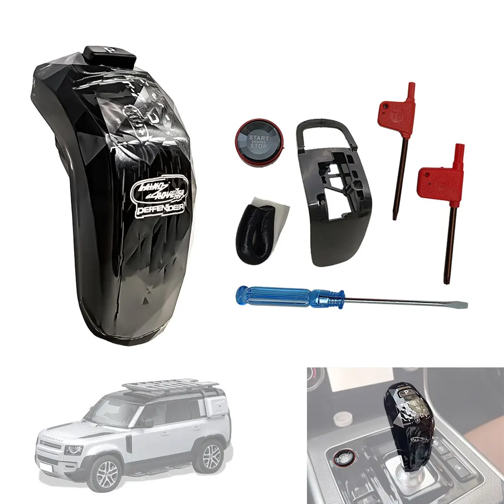 

Automotive Interior Crystal Handles Gear Shift Knob Lever Stick for Land Rover Defender 90 110 2020 2024