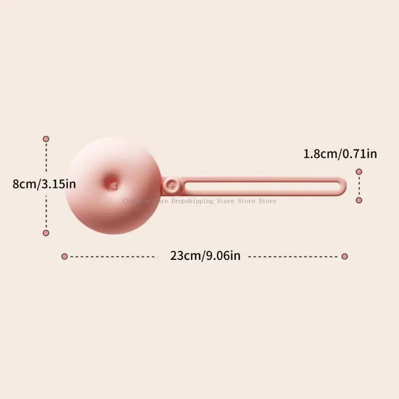 Silikonowy Uchwyt dziecięcy skrzynka do przechowywania od 0-36 miesięcy niemowlęta Łatwa uchwyt okrągły