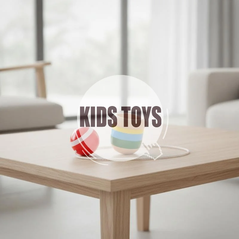 Natural Wooden Ball Toss and Catch Game Improve Hand Eye Coordination Safe Toy for Toddlers Indoor Outdoor Leisure Play