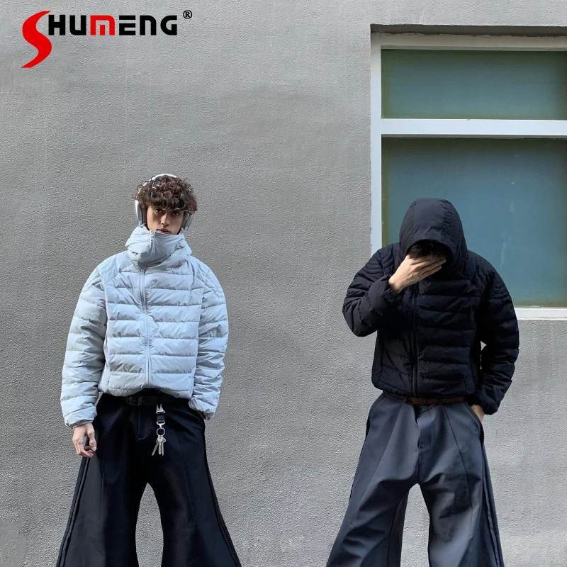 

Couple 2025 Winter New Simple Hooded Jackets Loose Comfort Warm Solid Color Parkas Coats Men Women Handsome Long Sleeve Parkas