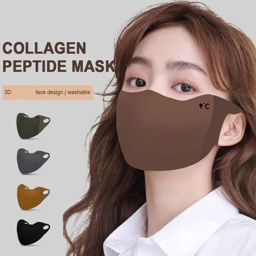 Maschere traspiranti calde autunno inverno Maschera anti-UV Maschera sportiva sottile estiva Protezione solare da golf a prova di freddo Protezione da ciclismo all'aperto A8Q0