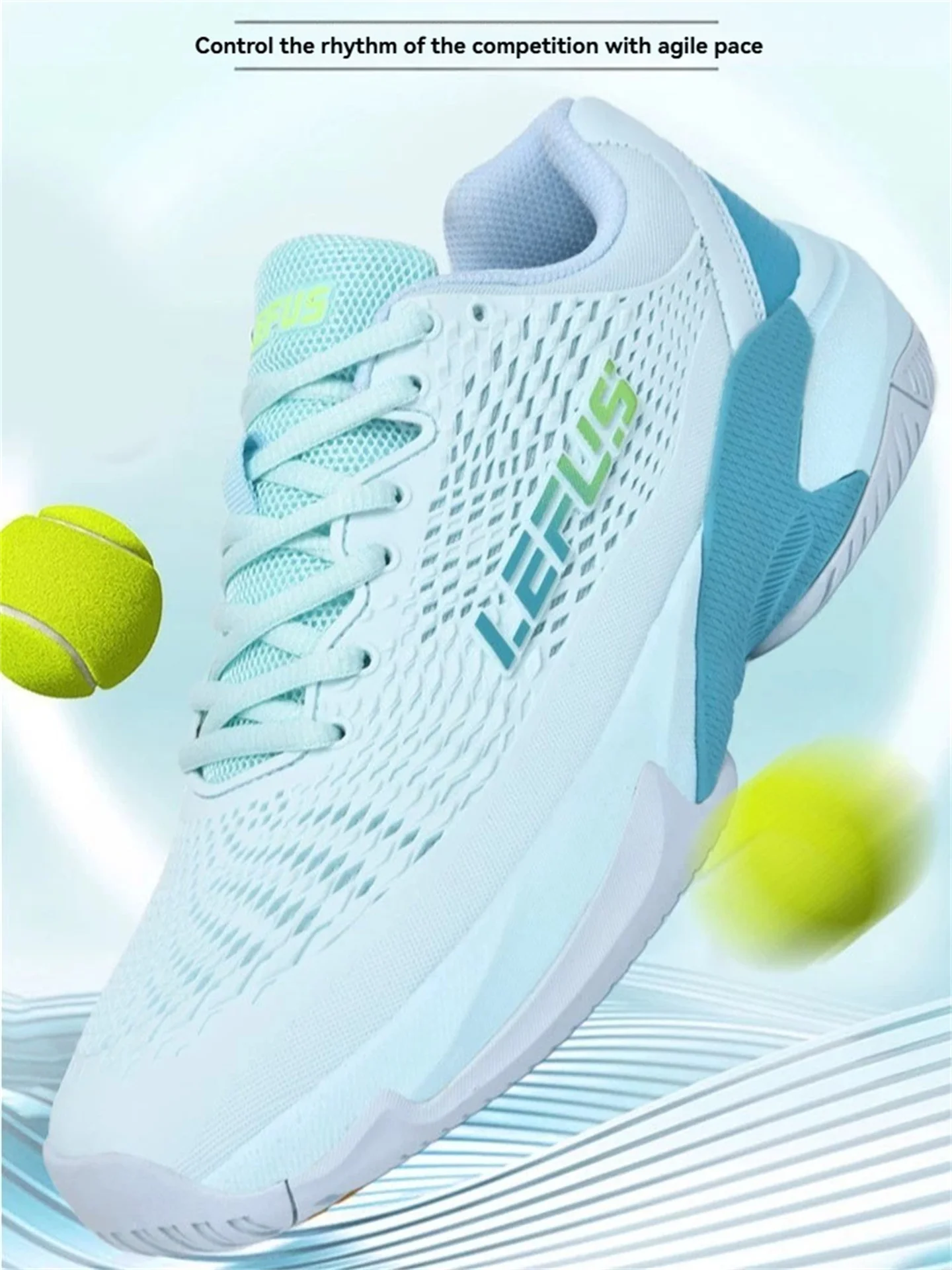 Pickleball/Badminton/Tennis Shoes For Men & Women - Hard Court Durable, Abrasion-Resistant Professional Training Sneakers