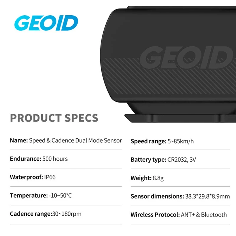 Geoid CS600 سرعة الإيقاع الاستشعار دراجة الكمبيوتر عداد السرعة ANT + بلوتوث المزدوج نموذج الاستشعار ل Magene Garmin Bryton Wahoo #3