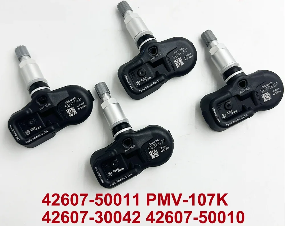 

Original 4pcs 433mhz Tpms Tire Pressure Sensor For Es Gs Is Ls Camry Land Cruiser Prius Rav4 Iii Pmv-107k 42607-50010 Pmv107k