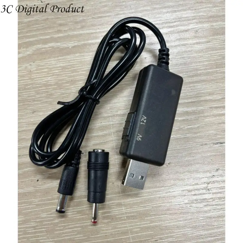 Convertidores voltajes USB 5V 9V 12V Línea regulador potencia paso para cámara enrutadores Q84A