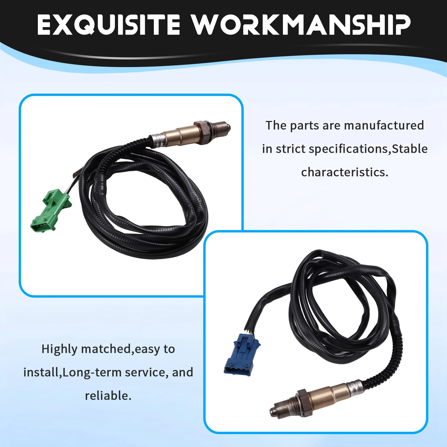 

New 0258006029 0258006026 1628HV Lambda O2 Oxygen Sensor For CITROEN 206 1.4 301 307 308 406 607 807 1.6-Boom
