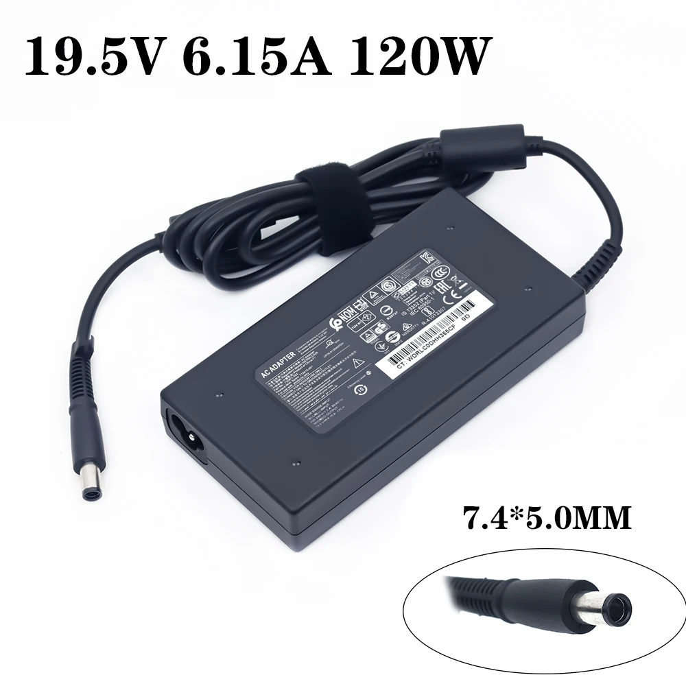 Carregador do Adaptador da ca para o Portátil de hp 19.5v 6.15a 120w 677762002 801637-001 693709-001 645156-001 709984 Hstnn-la25