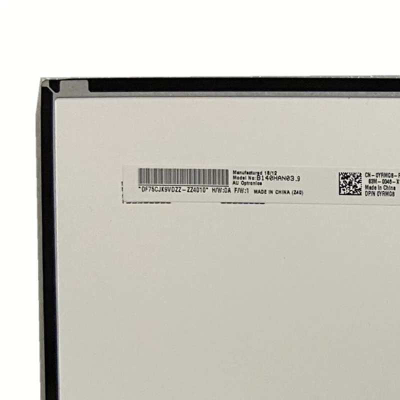 

B140HAN03.9 fit B140HAN03.D B140HAN03.8 B140HAN03.2 B140HAN03.7 B140HAN03.C 72% NTSC Laptop LCD Screen Panel Matrix