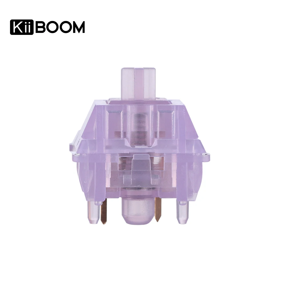 

35pcs KiiBOOM Jacaranda Switches 45g 5pins Linear Mechanical Switches for Hot swappable Mechanical Keyboard