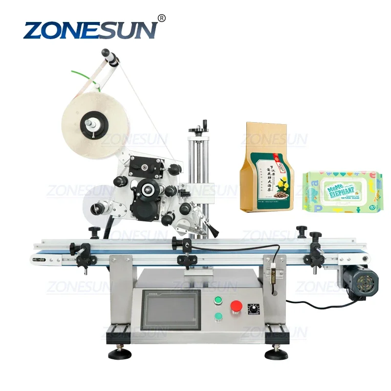 

TB150P Flat Plastic Bag Sticker Automatic Sticker Labeling Coding Machines Labeler Price