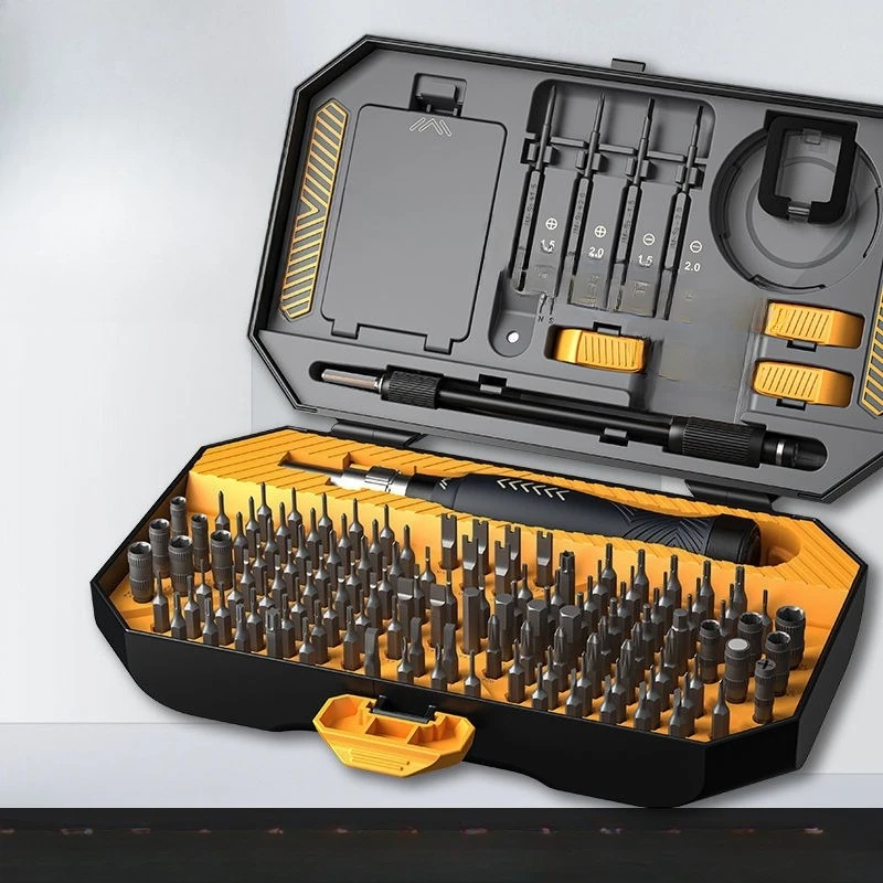 

145-In-1 screw set, high hardness and strong magnetic mobile phone, computer, watch dismantling and maintenance, household tools
