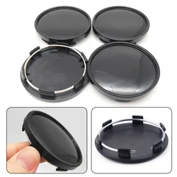 High Quality Wheel Center Cap Wheel Rim Hub 4pcs 6 Teeth 62mm ABS Black Cap Cover Car Accessories Exterior Part