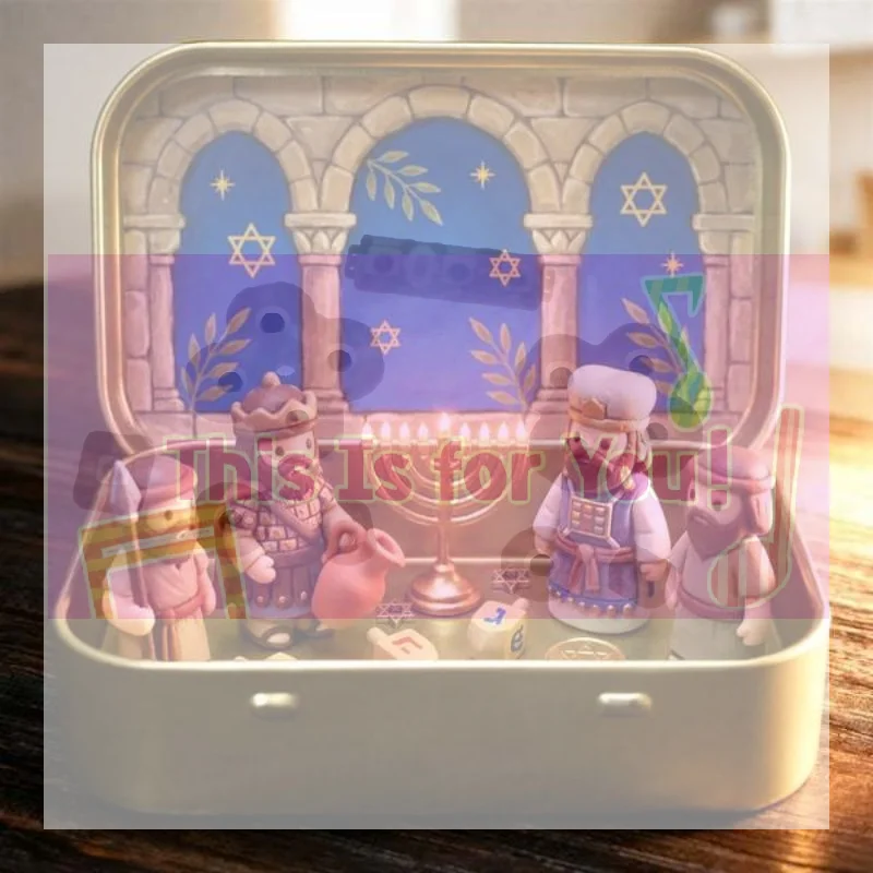【MA】1 Set Living Room Study And Bedroom Decor Christmas Mini Nativity Scene 3D Printed Christmas Eve Exquisite Faith Ornaments