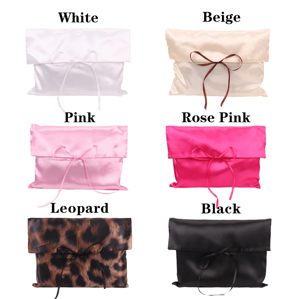 1/3pcs Soft Satin Wig Bags for Storage Envelope Satin Bag Silk Hair Packaging Pouches for Multiple Hair Pieces & Hair Tools