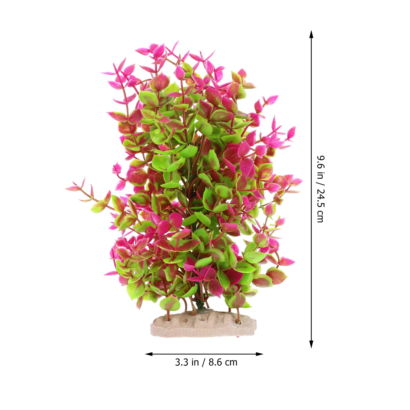 

Simulation Aquarium Fish Tank Artificial Plants Durable Material Bright Color Realistic Plastic Decoration for Fish Tank