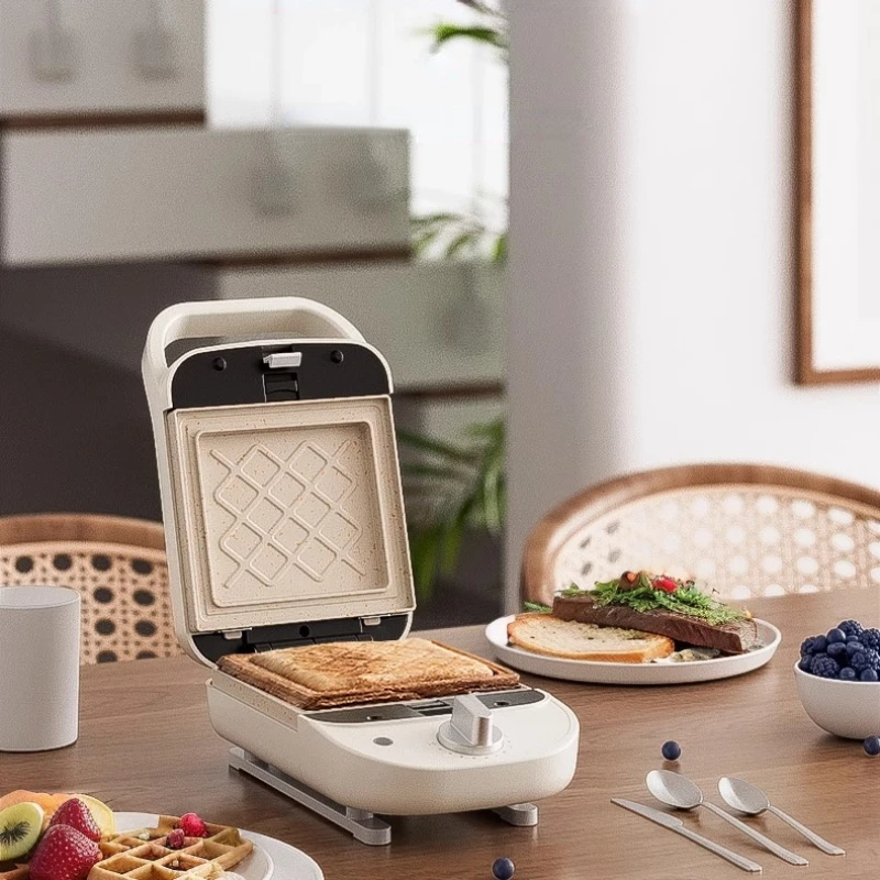 Multi-Functional Timed Sandwich Breakfast Machine Household Small Toast Waffle Toaster Baking Premium Portable Fast